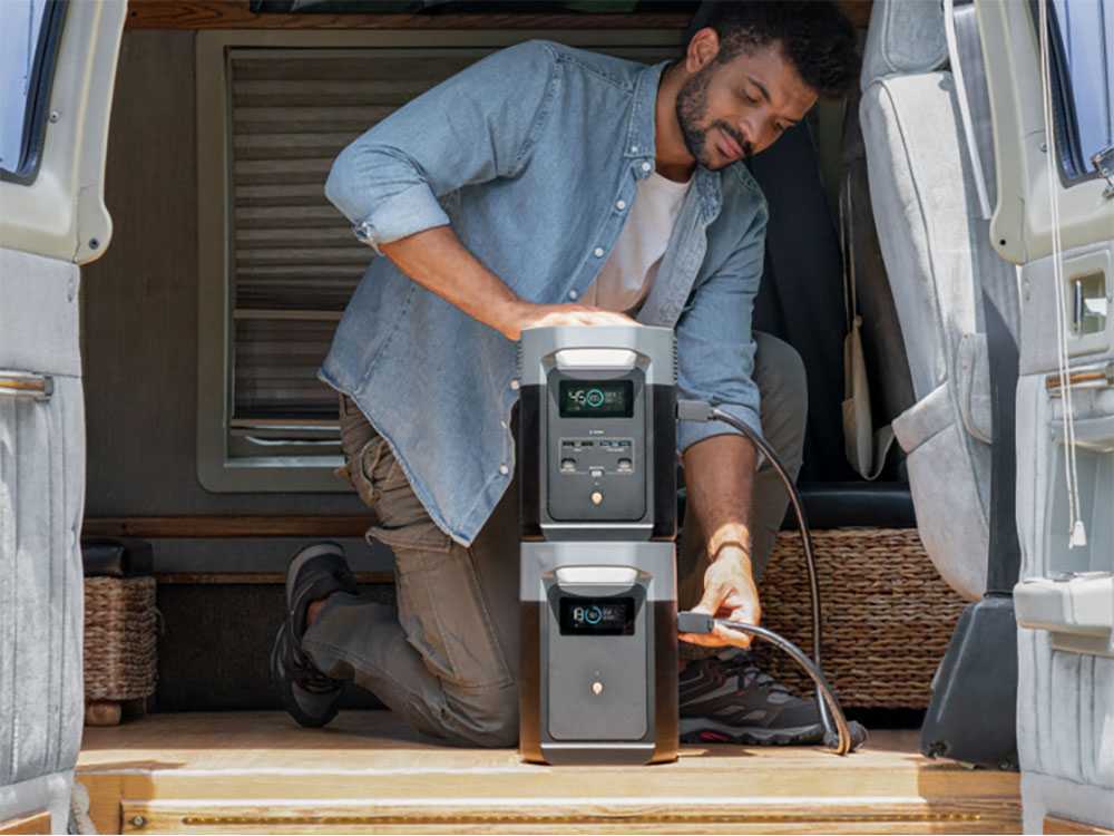 EcoFlow DELTA 2 – Batterie supplémentaire intelligente 1 024 Wh